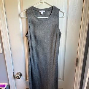Nine West Dress, size XL, grey, ribbed